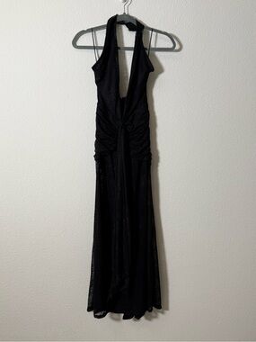 cadiz halter maxi dress CADIZ DROP HEM FLOWING MAXI DRESS EMERALD  EBA